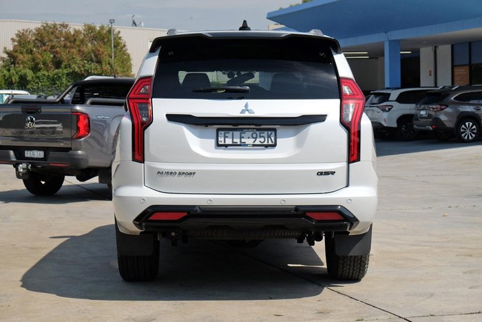 2024 Mitsubishi Pajero Sport GSR QG MY24 4X4 Dual Range White Diamond with Black Roof