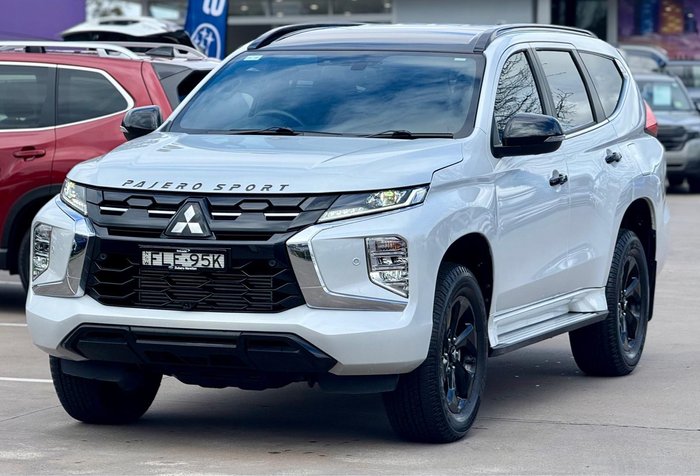 2024 Mitsubishi Pajero Sport GSR QG MY24 4X4 Dual Range White Diamond with Black Roof