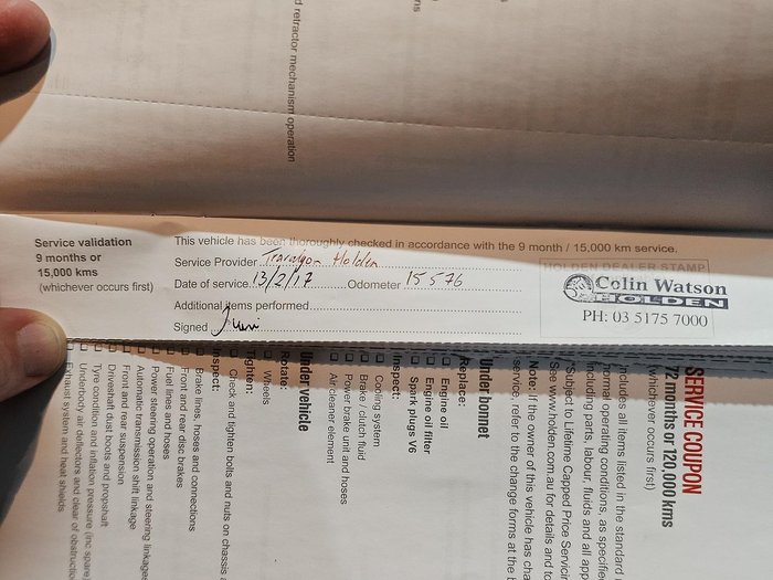 2016 Holden Commodore SV6