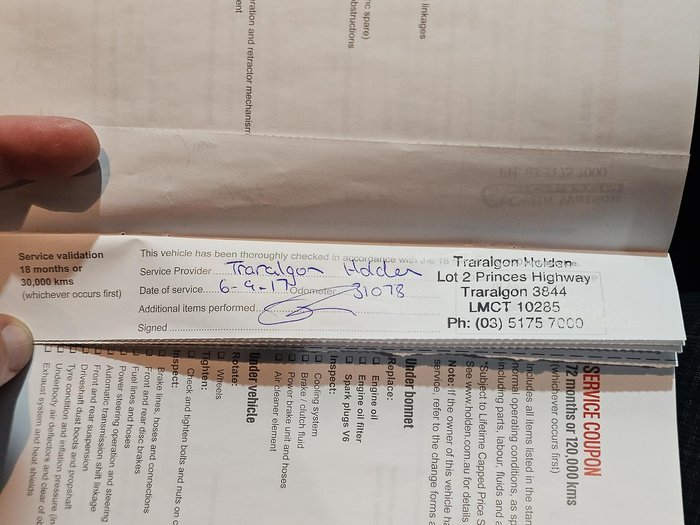 2016 Holden Commodore SV6