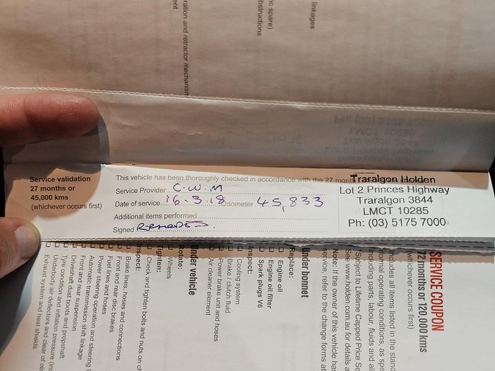 2016 Holden Commodore SV6