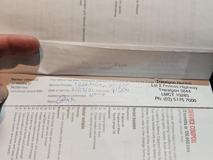 2016 Holden Commodore SV6