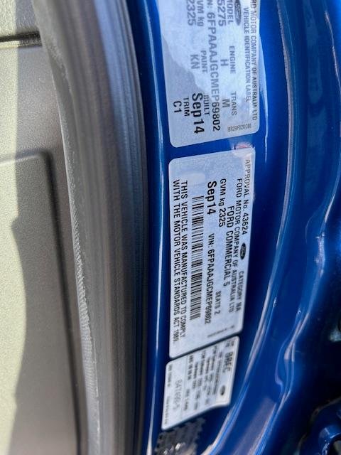 2014 Ford Falcon Ute XR6 FG MkII Kinetic