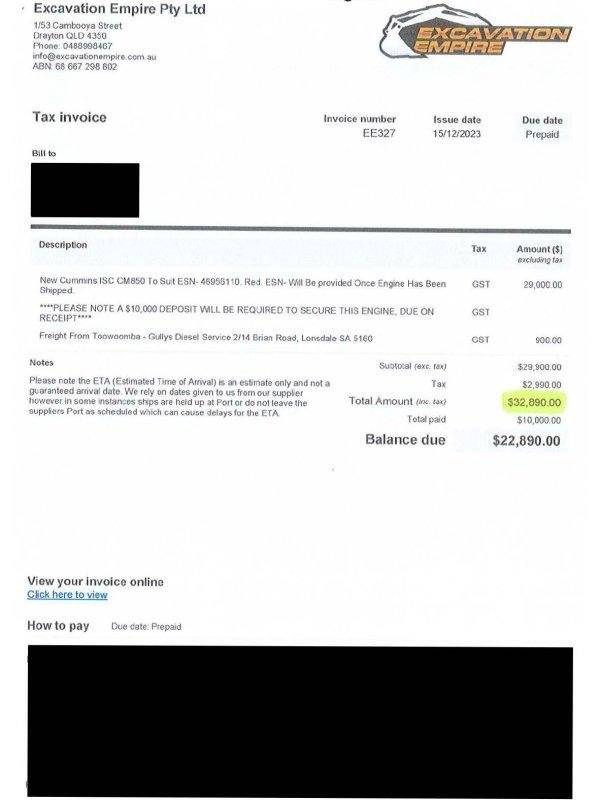 2009 Sterling Lt7500 8X4 Ally Tipper **New Engine Fitted 2024**