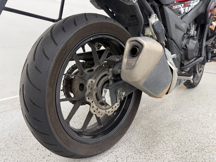 2017 Honda CB500X Red