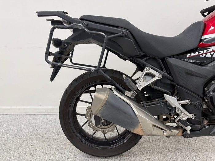 2017 Honda CB500X Red