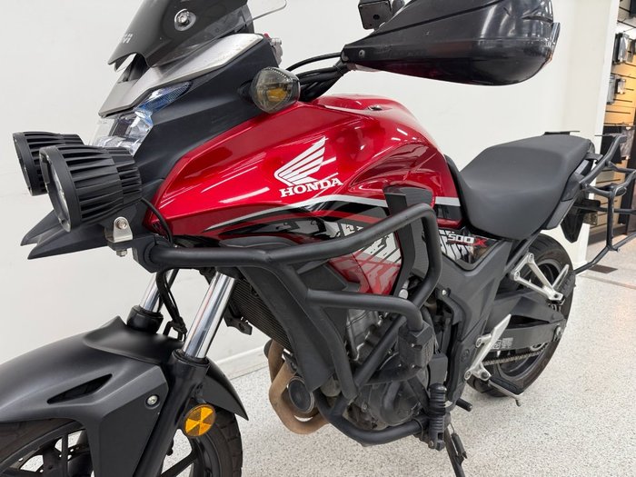 2017 Honda CB500X Red