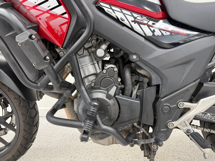 2017 Honda CB500X Red