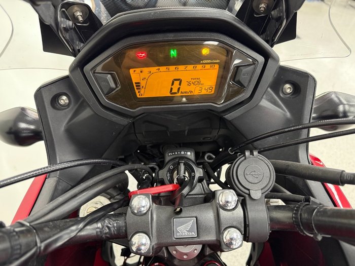 2017 Honda CB500X Red