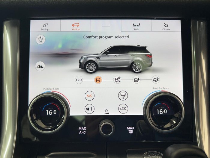 2021 Land Rover Range Rover Sport DI6 183kW SE L494 MY21.5 4X4 Constant Santorini Black