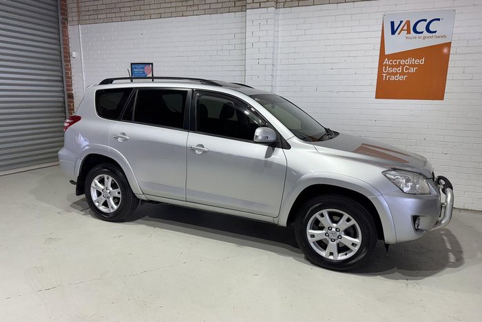 2012 Toyota RAV4 Cruiser L ACA33R MY12 4X4 On Demand Silver Pearl