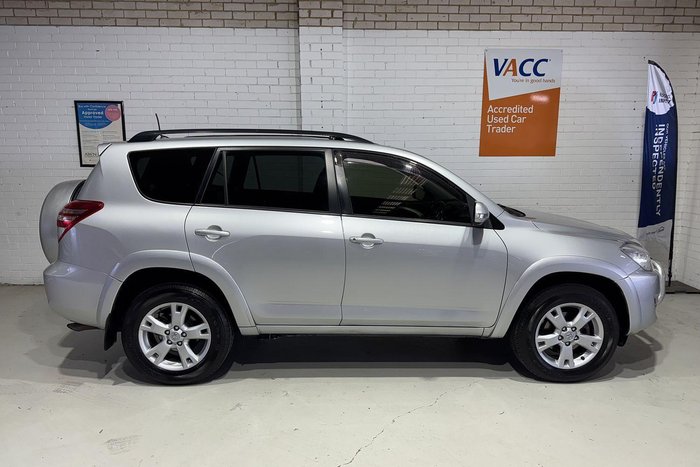 2012 Toyota RAV4 Cruiser L ACA33R MY12 4X4 On Demand Silver Pearl