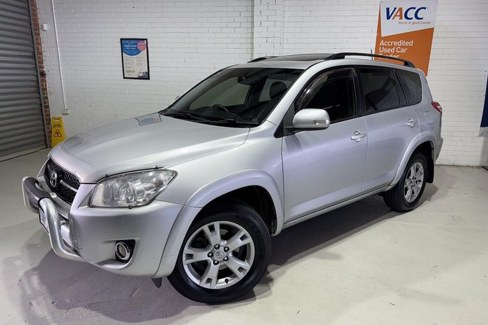 2012 Toyota RAV4 Cruiser L ACA33R MY12 4X4 On Demand Silver Pearl