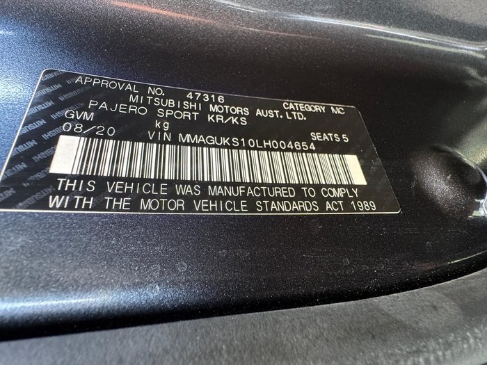 2020 Mitsubishi Pajero Sport GLS