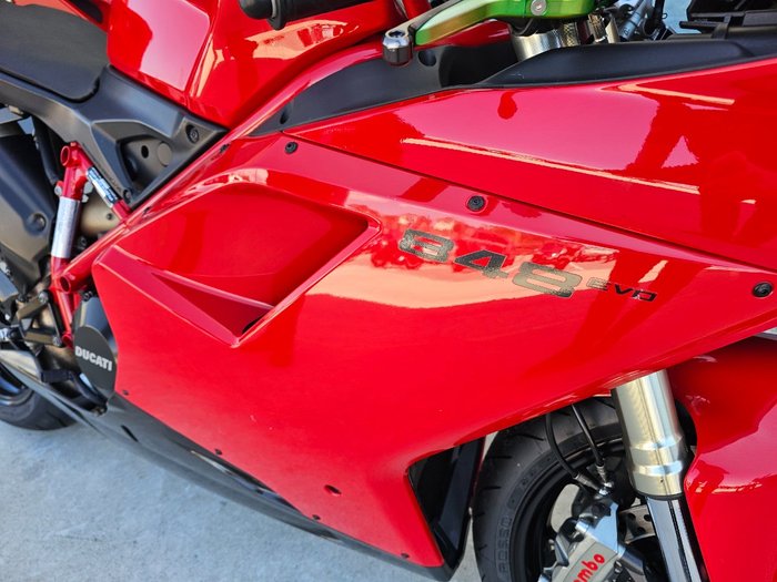 2012 DUCATI 848 EVO Red