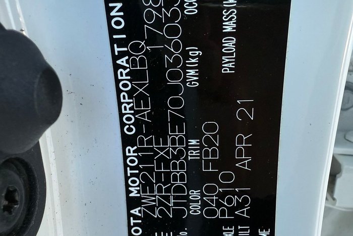 2021 Toyota Corolla Ascent Sport Hybrid