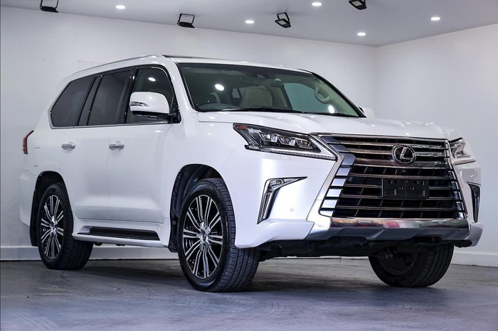 2017 Lexus LX 570 URJ201R 4X4 Dual Range White Pearl