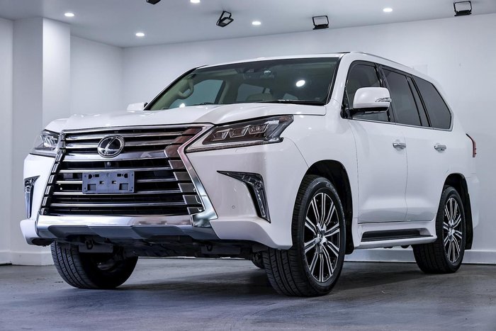 2017 Lexus LX 570 URJ201R 4X4 Dual Range White Pearl