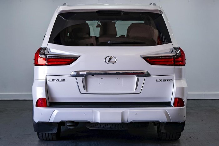 2017 Lexus LX 570 URJ201R 4X4 Dual Range White Pearl