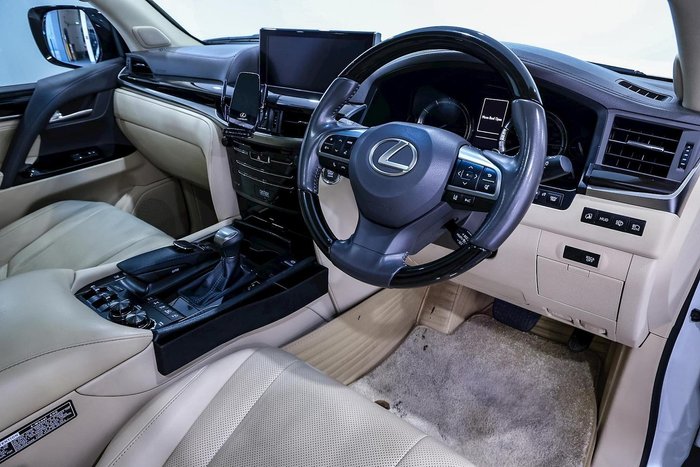 2017 Lexus LX 570 URJ201R 4X4 Dual Range White Pearl