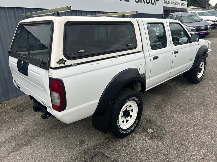 2005 Nissan Navara DX D22 MY03 4X4 Polar White