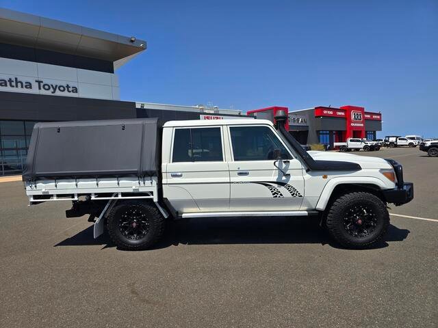 2021 Toyota Landcruiser Military LC70 T/D Dual Cab Chassis WorkMate French Vanilla