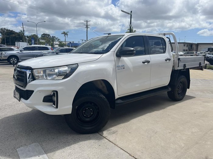 2019 Toyota Hilux SR GUN126R 4X4 Dual Range Glacier White