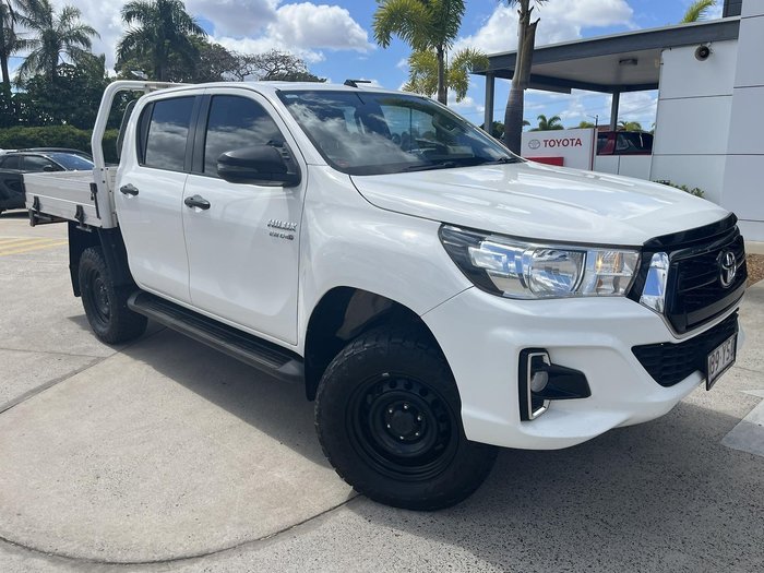 2019 Toyota Hilux SR GUN126R 4X4 Dual Range Glacier White