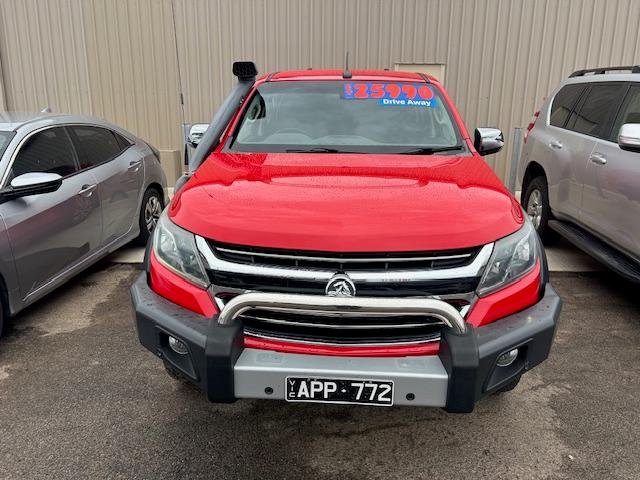 2017 Holden Colorado LTZ RG MY17 4X4 Dual Range Absolute Red