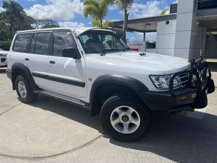 2003 Nissan Patrol ST GU III MY03 4X4 Dual Range White