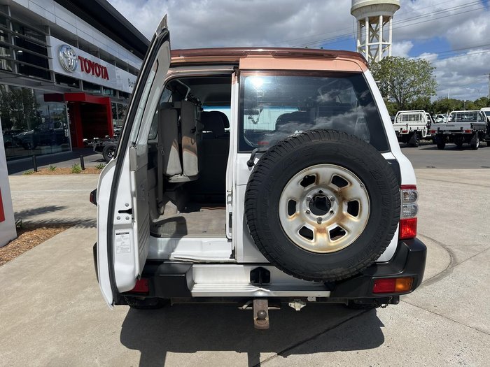 2003 Nissan Patrol ST GU III MY03 4X4 Dual Range White