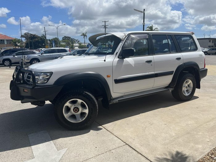 2003 Nissan Patrol ST GU III MY03 4X4 Dual Range White