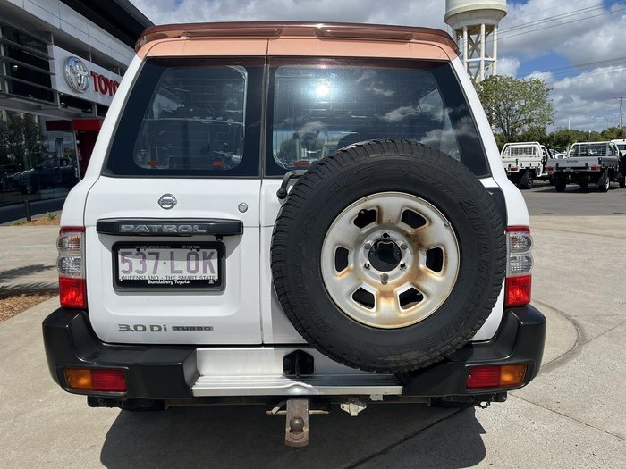 2003 Nissan Patrol ST GU III MY03 4X4 Dual Range White