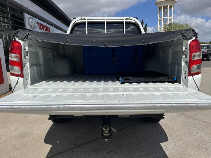 2015 Mitsubishi Triton GLX MQ MY16 4X4 Dual Range White