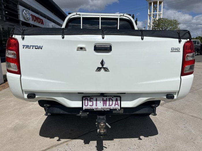 2015 Mitsubishi Triton GLX MQ MY16 4X4 Dual Range White