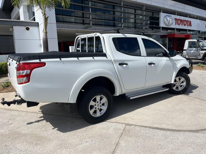 2015 Mitsubishi Triton GLX MQ MY16 4X4 Dual Range White