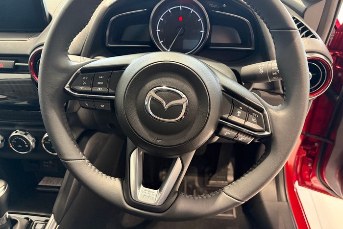 2025 Mazda 2 G15 Evolve DJ Series red