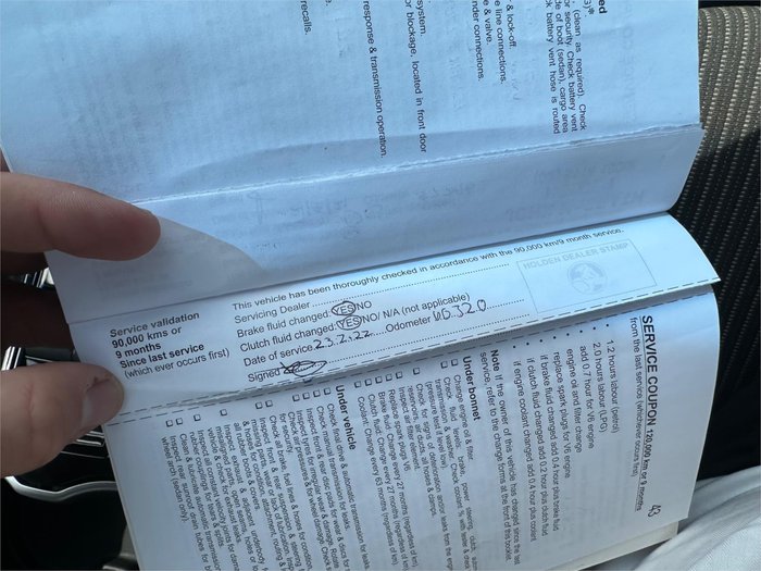 2012 HOLDEN COMMODORE SV6