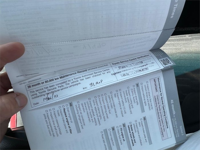 2017 TOYOTA CAMRY ALTISE