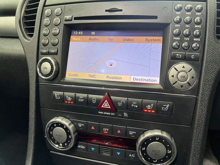 2008 Mercedes-Benz SLK-Class SLK55 AMG R171 MY08 Obsidian Black