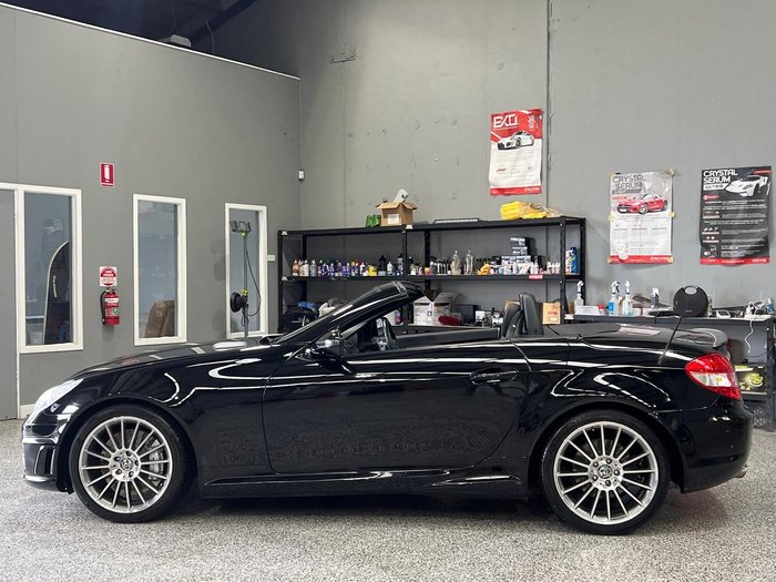 2008 Mercedes-Benz SLK-Class SLK55 AMG R171 MY08 Obsidian Black