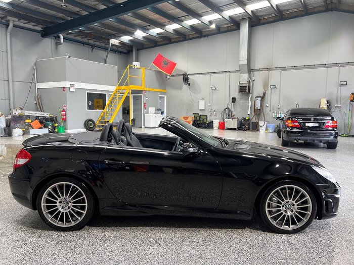 2008 Mercedes-Benz SLK-Class SLK55 AMG R171 MY08 Obsidian Black
