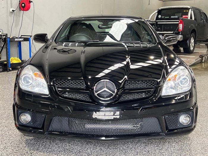2008 Mercedes-Benz SLK-Class SLK55 AMG R171 MY08 Obsidian Black