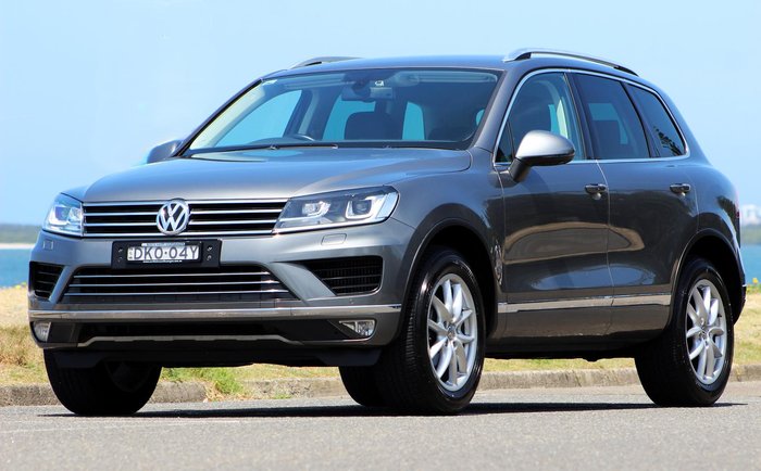 2016 Volkswagen Touareg 150TDI Element 7P MY17 Four Wheel Drive Canyon Grey