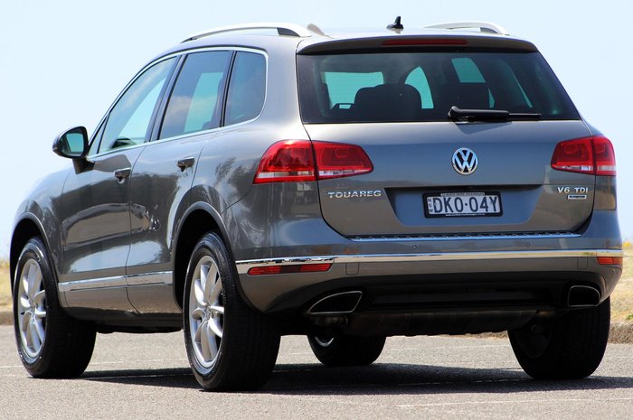 2016 Volkswagen Touareg 150TDI Element 7P MY17 Four Wheel Drive Canyon Grey