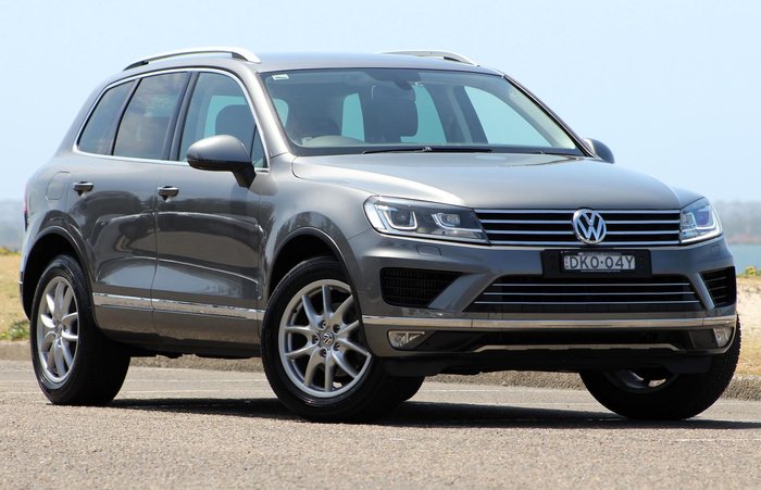 2016 Volkswagen Touareg 150TDI Element 7P MY17 Four Wheel Drive Canyon Grey