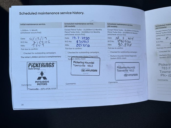 2019 Hyundai Kona Go OS.3 MY20 Chalk White