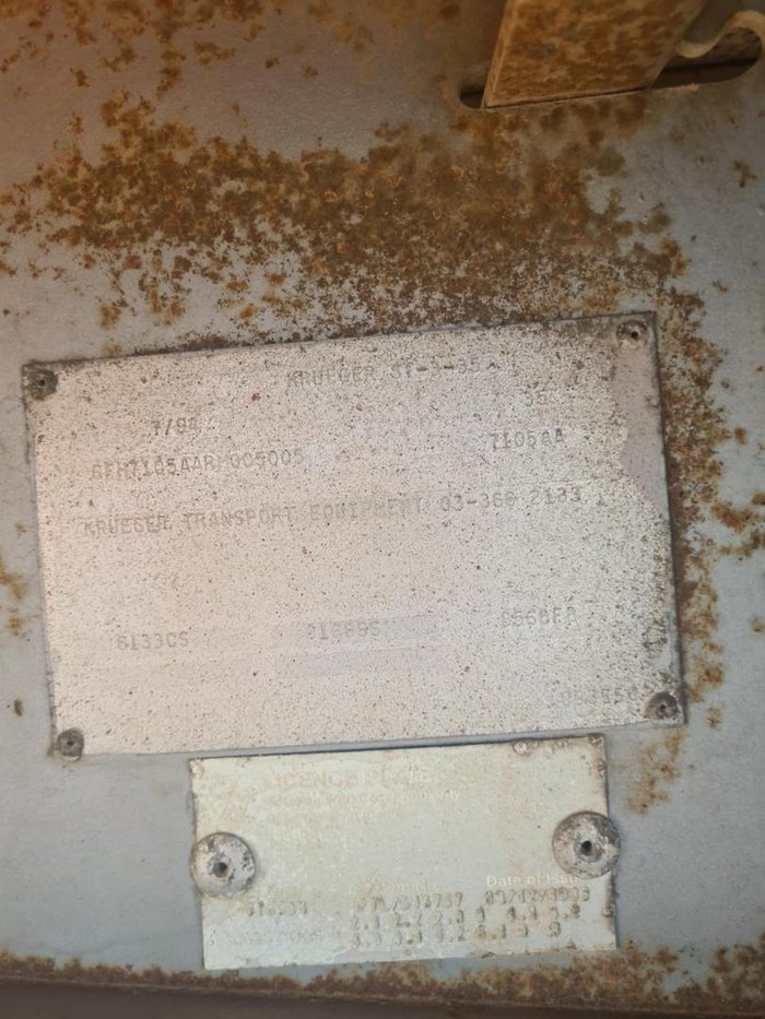 1994 Krueger St 3 Tri-Axle Trailer