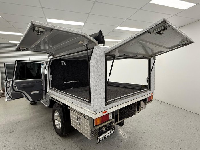 2018 Toyota Landcruiser GXL VDJ79R 4X4 Dual Range Silver Pearl