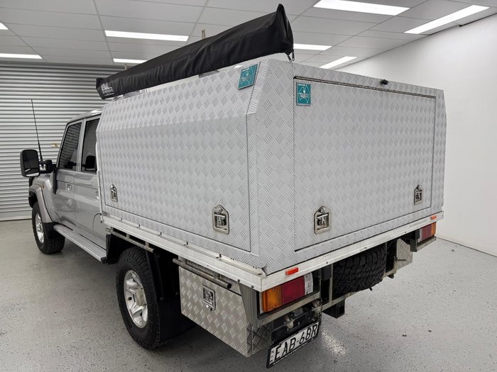 2018 Toyota Landcruiser GXL VDJ79R 4X4 Dual Range Silver Pearl